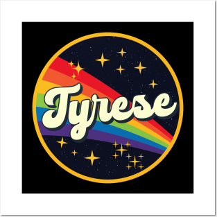 Tyrese // Rainbow In Space Vintage Style Posters and Art